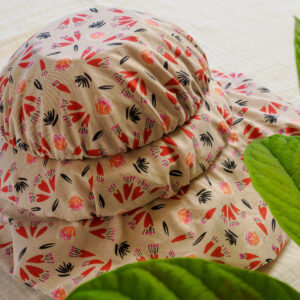 Recouvre bols | Trio de gardiens gourmands en coton réversible