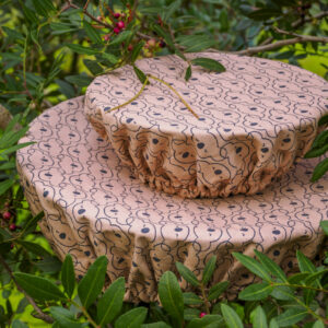 Recouvre bols | Duo de gardiens gourmands en coton réversible